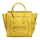 Celine Boston Luggage 30CM Handbag Size M Light Yellow