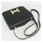 Hermes Constance Shoulder Bag Black Togo Leather
