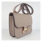 Hermes Constance Shoulder Bag Grey Togo Leather
