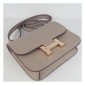 Hermes Constance Shoulder Bag Grey Togo Leather