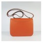Hermes Constance Shoulder Bag Orange Togo Leather