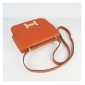 Hermes Constance Shoulder Bag Orange Togo Leather