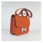 Hermes Constance Shoulder Bag Orange Togo Leather