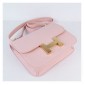 Hermes Constance Shoulder Bag Pink Togo Leather