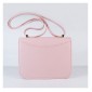 Hermes Constance Shoulder Bag Pink Togo Leather