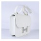 Hermes Constance Shoulder Bag White Togo Leather