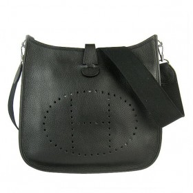 Hermes Evelyne III Bag Leather Black PM