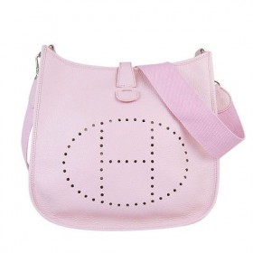 Hermes Evelyne III Bag Leather Pink PM