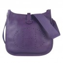 Hermes Evelyne III Bag Leather Purple PM