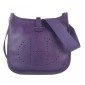 Hermes Evelyne III Bag Leather Purple PM
