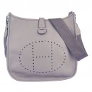 Hermes Evelyne III Bag Leather Grey PM