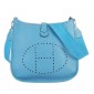 Hermes Evelyne III Bag Leather Light Blue PM