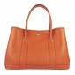 Hermes Garden Party Clemence Leather 32CM Orange