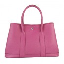 Hermes Garden Party Clemence Leather 32CM Orchid PHW