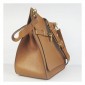 Hermes Unisex Jypsiere Shoulder Bag Leather Brown
