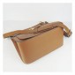 Hermes Unisex Jypsiere Shoulder Bag Leather Brown