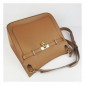 Hermes Unisex Jypsiere Shoulder Bag Leather Brown