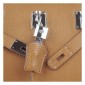 Hermes Unisex Jypsiere Shoulder Bag Leather Brown