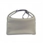 Hermes Lindy Handbag Clemence Leather Grey with Platinum Plated HW