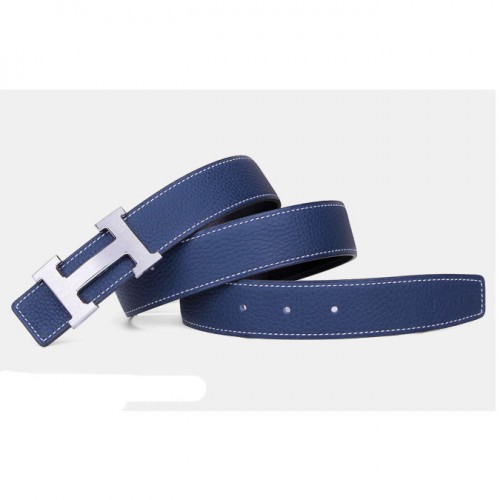 navy blue hermes belt