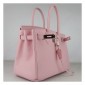Hermes Birkin 30cm Clemence Leather Bag Pink with Gold HW