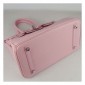 Hermes Birkin 30cm Clemence Leather Bag Pink with Gold HW