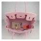 Hermes Birkin 30cm Clemence Leather Bag Pink with Gold HW