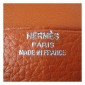 Hermes Bearn Gusset Purse Clemence Leather Orange